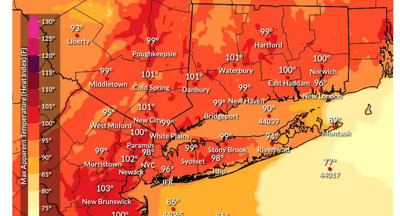 National Weather Service issues heat advisory for NYC, northern NJ through Wednesday night