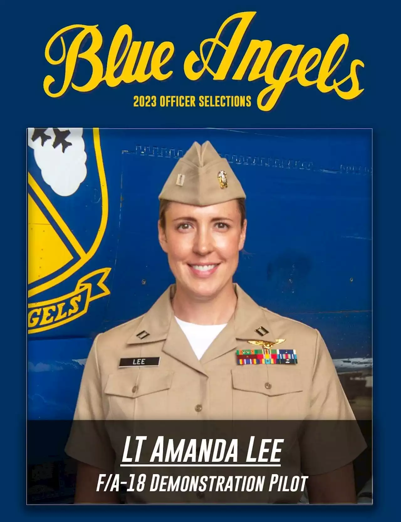 Blue Angels name first woman to serve as demonstration pilot