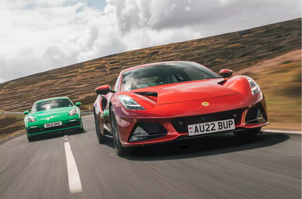 Lotus Emira vs Porsche 718 Cayman | Autocar