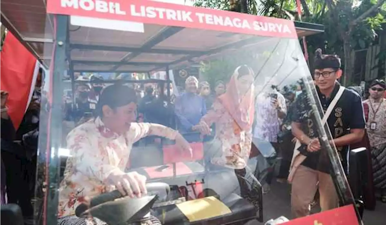 Sandiaga Uno Dukung Mobil Listrik Karya SMK Watulimo