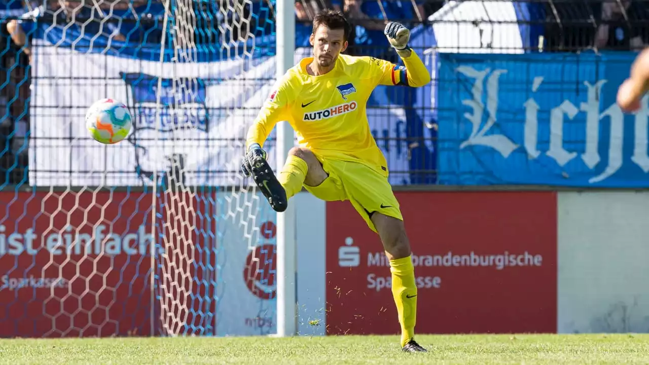 Hertha BSC: Rune Jarstein feiert Comeback bei 1:0-Sieg in Babelsberg