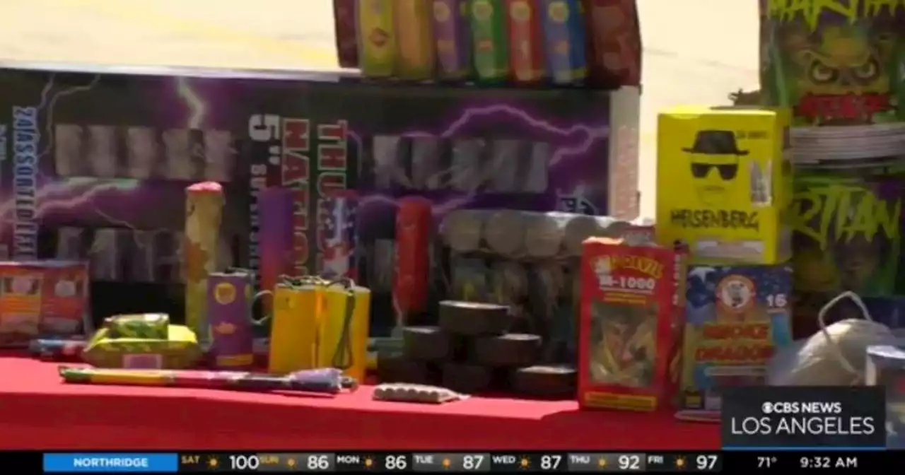 City of Los Angeles hosts firework buyback event ahead of July 4