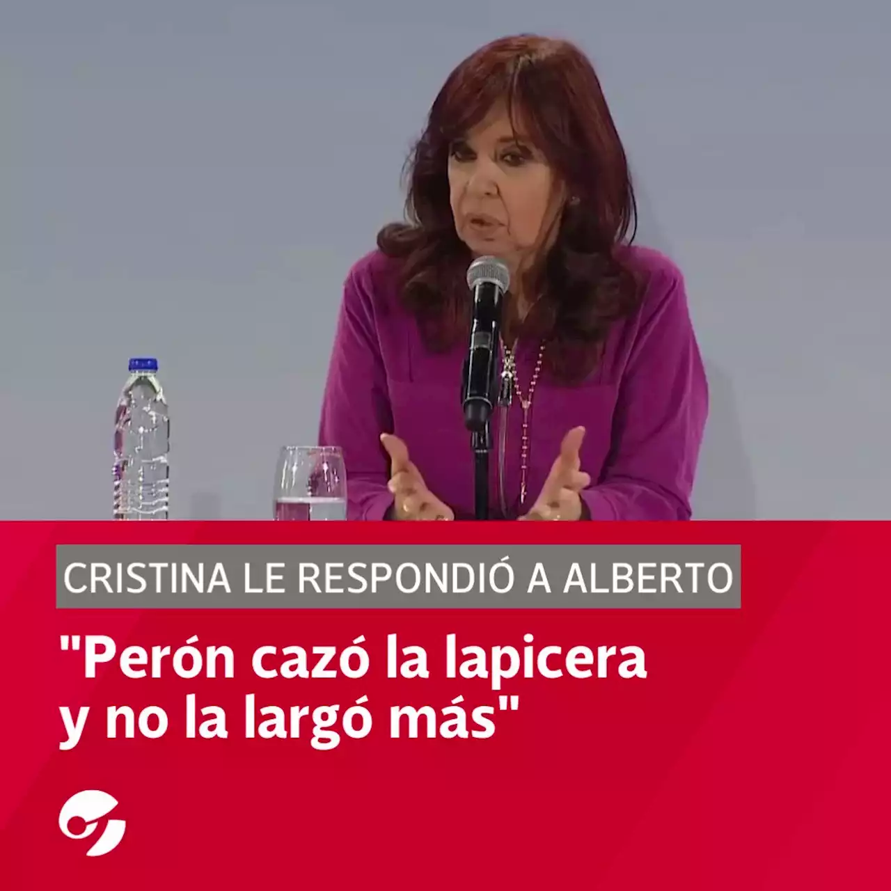 Tras las críticas de Alberto Fernández, Cristina Kirchner encabeza un acto en Ensenada: 'Perón usaba la lapicera en función del pueblo, por eso lo atacaron'