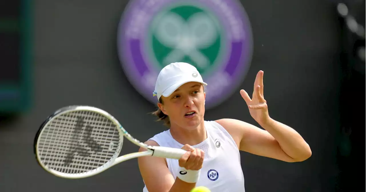 Iga Swiatek's 37-match win streak ended in Wimbledon. See this weekend's tennis highlights