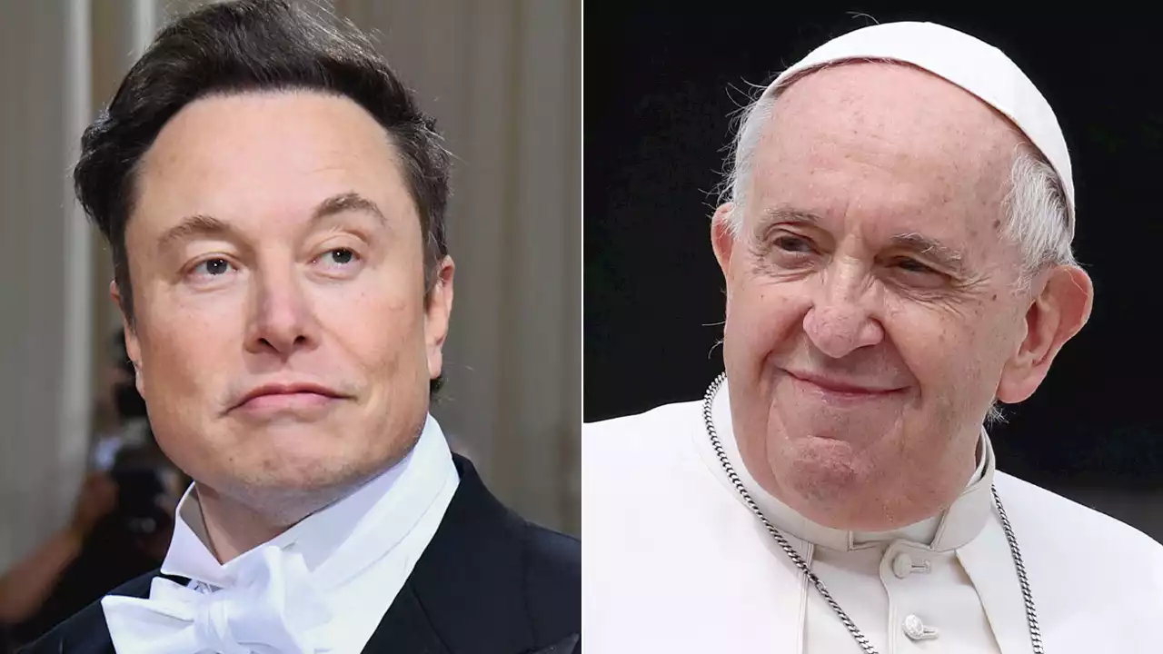 Elon Musk breaks Twitter silence with photo of the pope, ex-wife in Italy