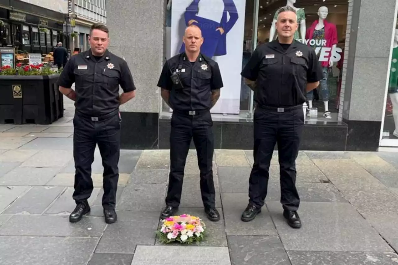 Wreath laid in memory of firefighters killed in blaze 101 years ago