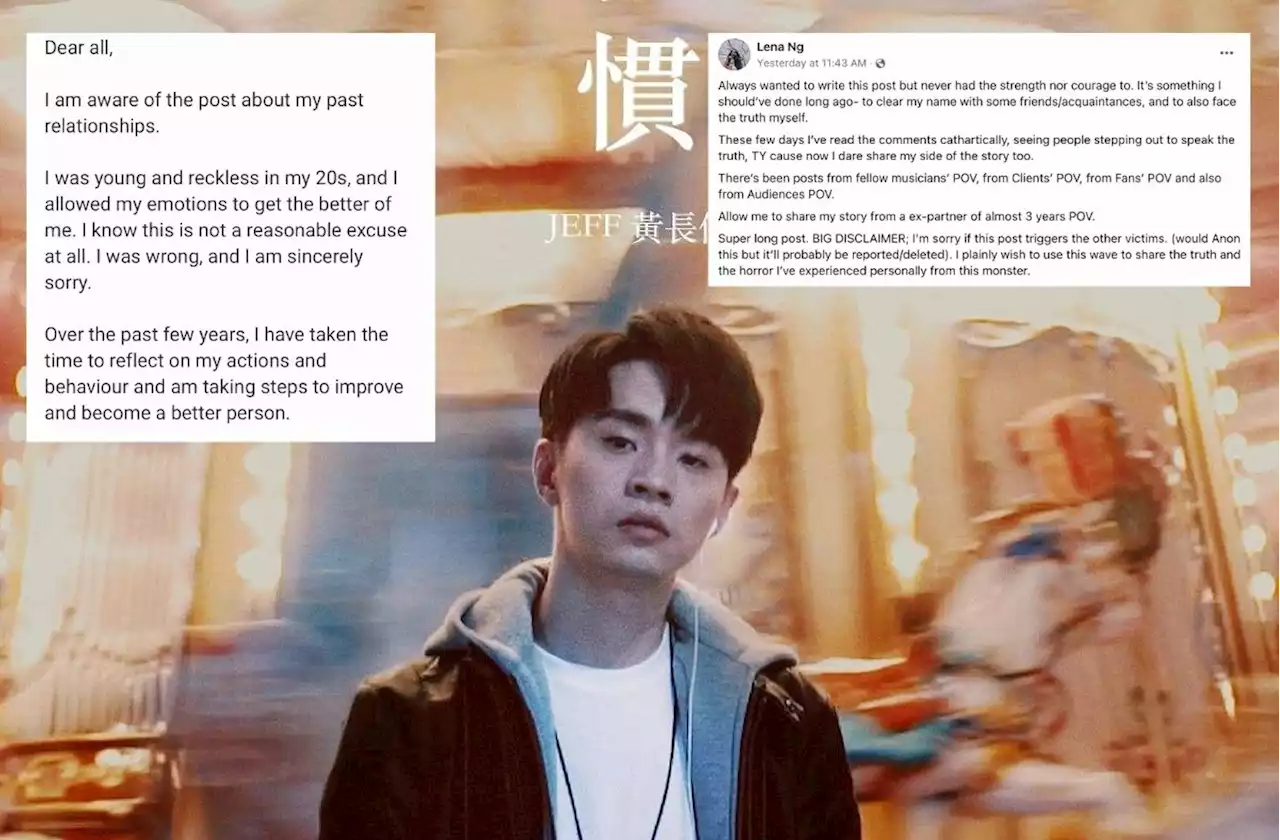 Worst person I've ever met: ex-GF of Cathay Busker Jeff Ng reveals singer's abusive behaviour - The Independent Singapore News