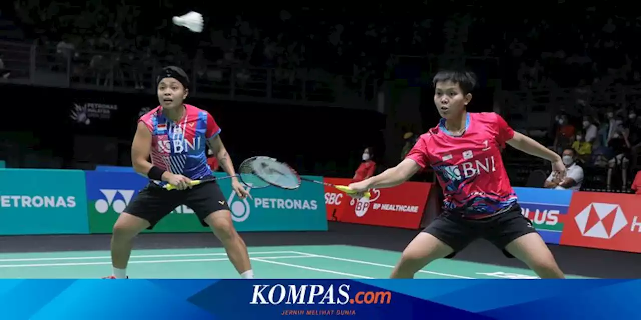 Hasil Malaysia Open 2022: Apriyani/Fadia Libas Wakil Korsel, Tiket Final di Tangan