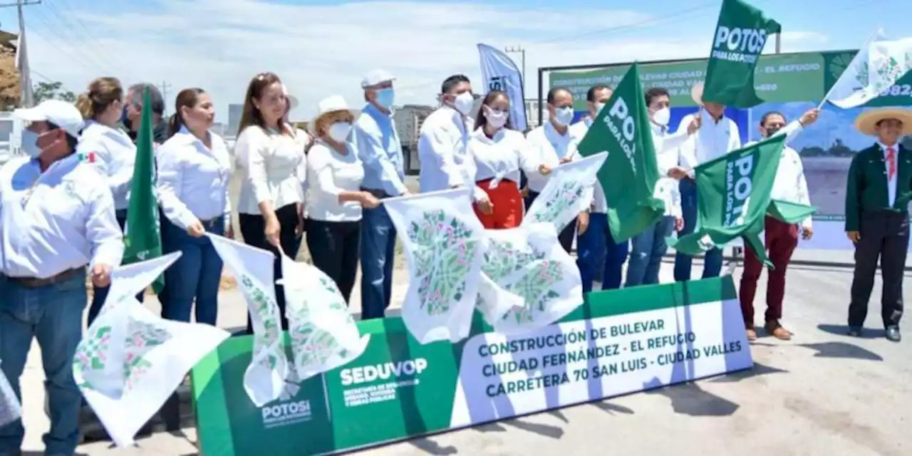 Inicia construcción del Bulevar Fernández - El Refugio en San Luis Potosí