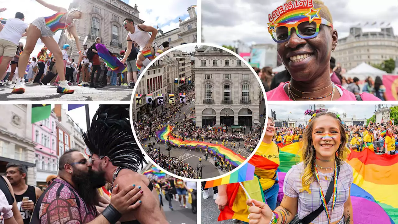 Over 1m revellers gather in London to celebrate 50th anniversary of Pride