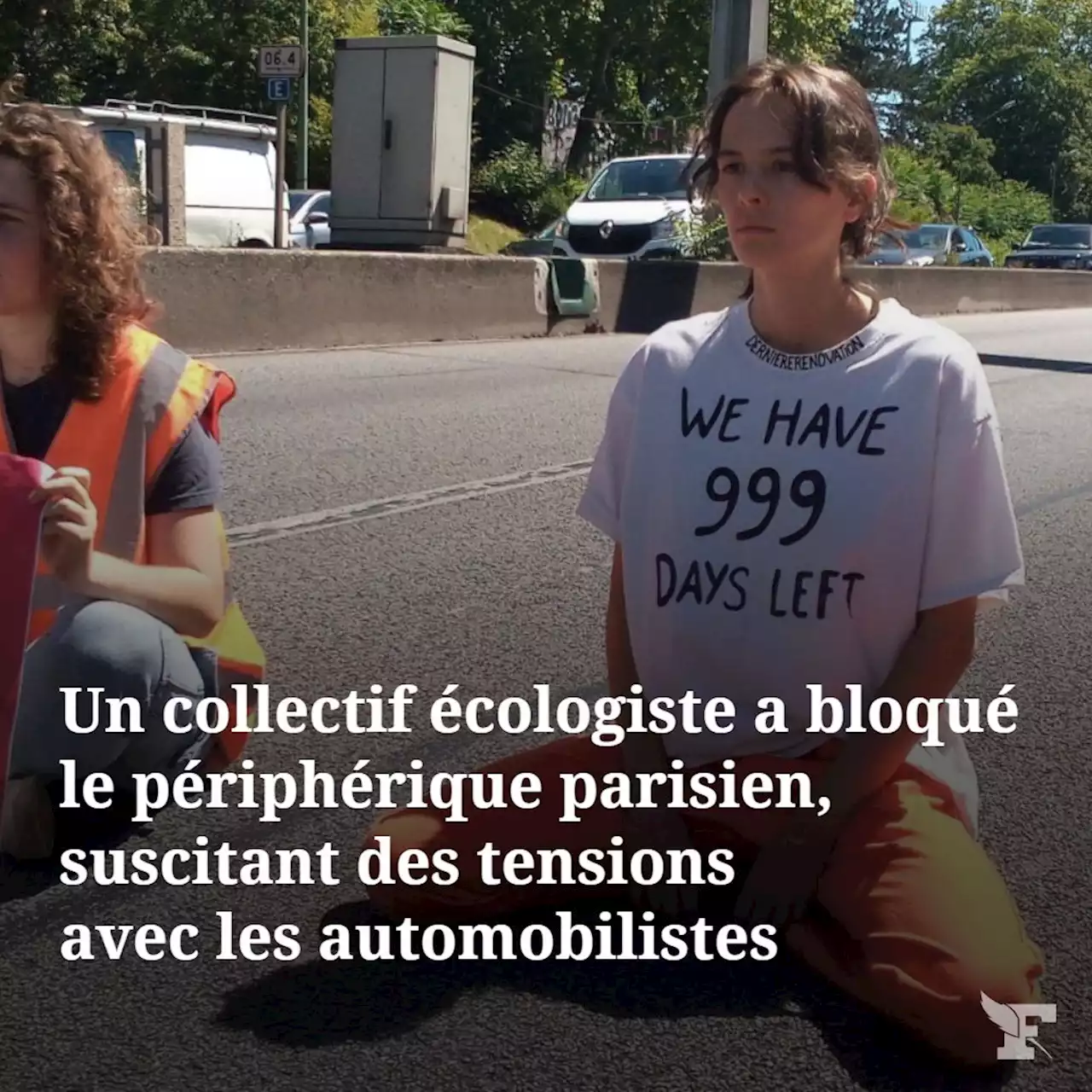 Paris : le périphérique bloqué par des militants écologistes