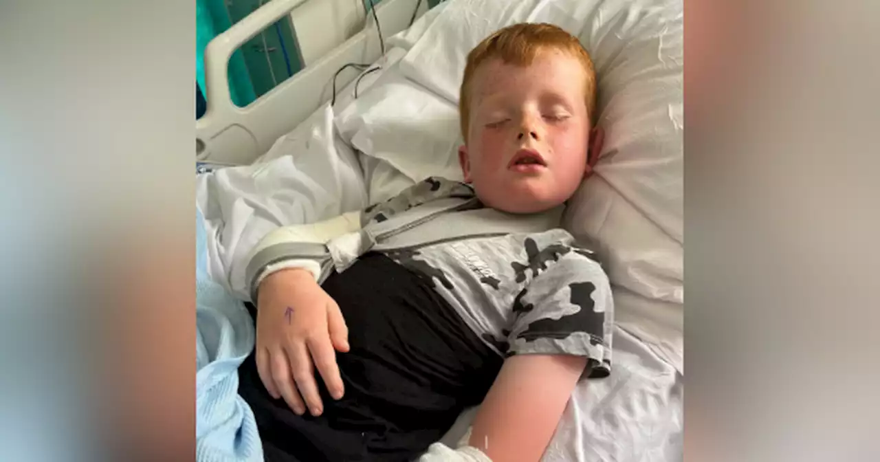 Mum praises strangers' amazing act of kindness after son's accident