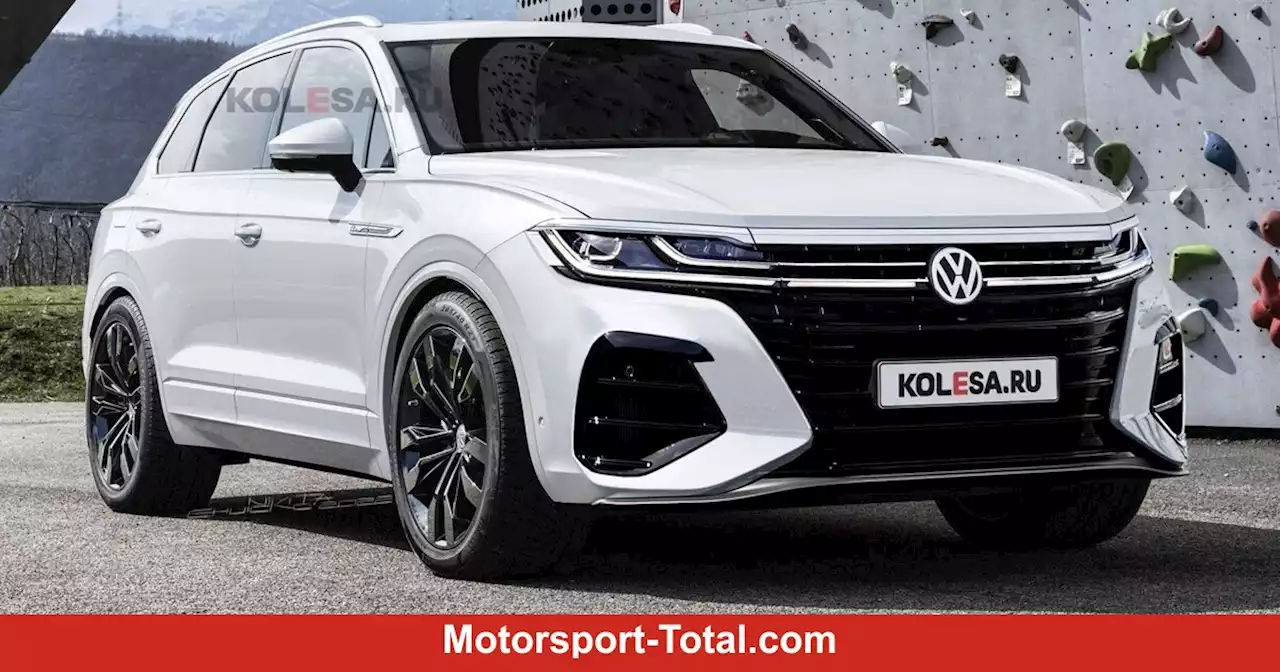 VW Touareg (2023) zeigt Facelift auf inoffiziellem Rendering