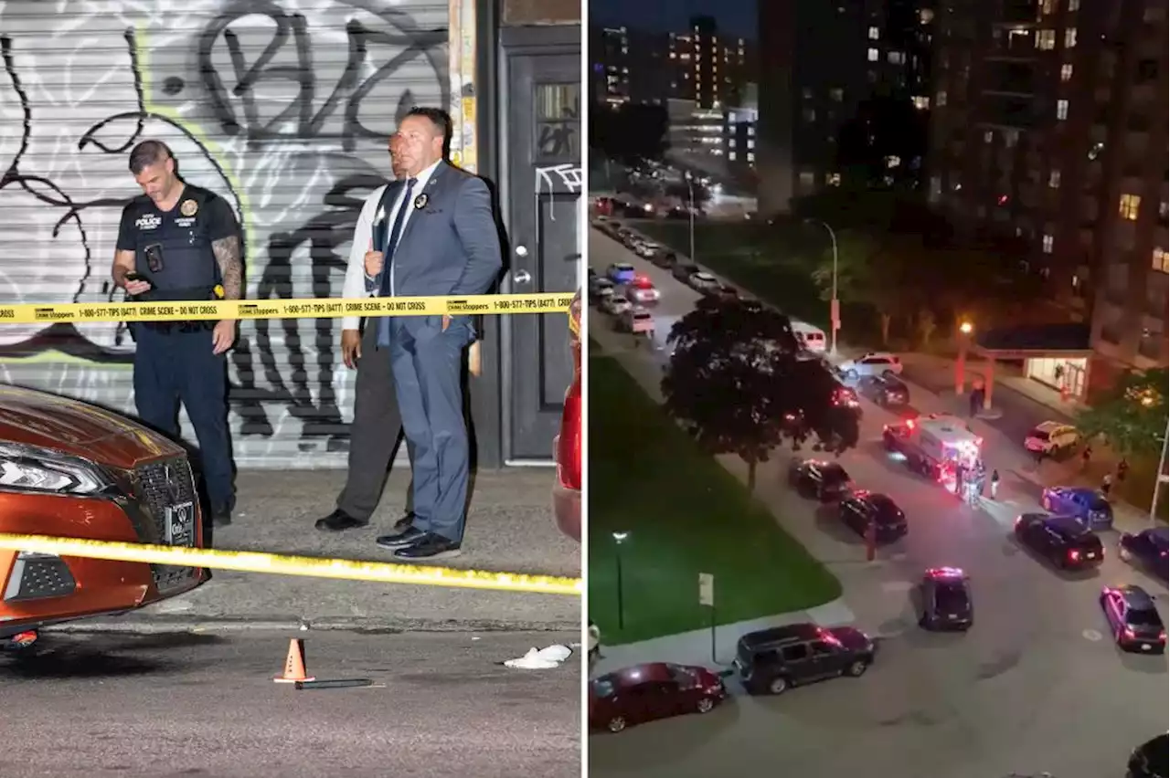 Two wounded in overnight Brooklyn shootings, police say