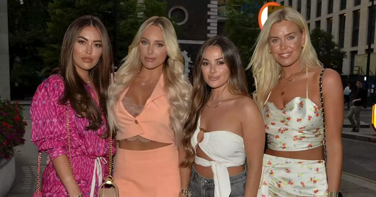 TOWIE's Amber Turner and fellow reality stars hit London for night out