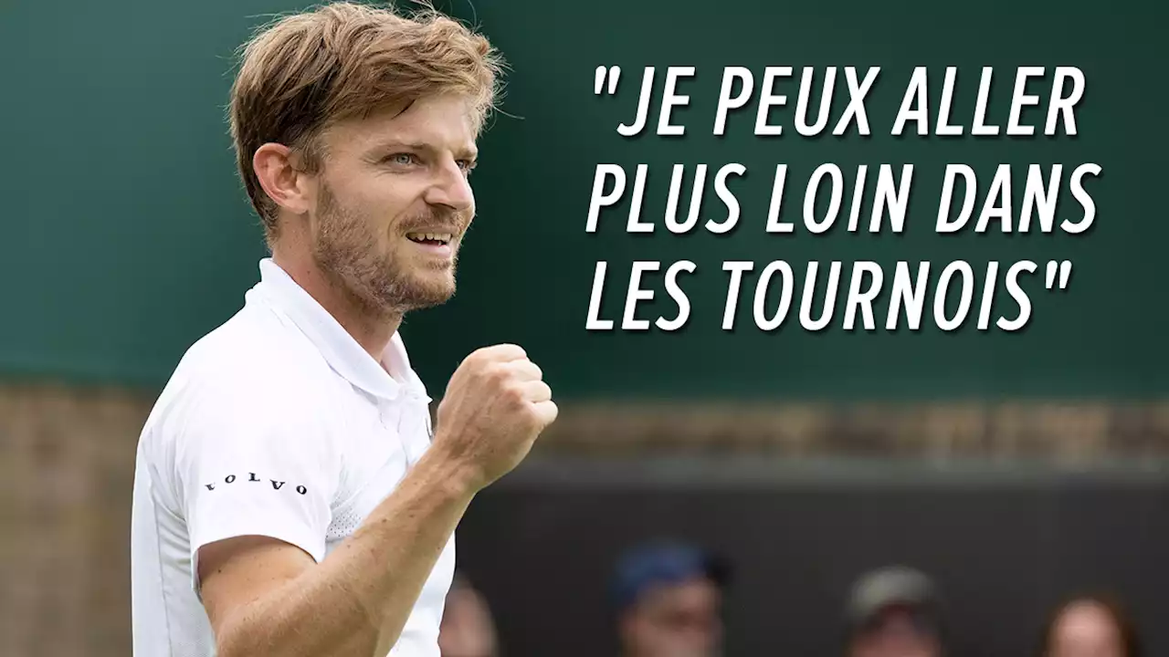 David Goffin se confie sur son retour au top: 'Mon niveau moyen est beaucoup plus élevé'