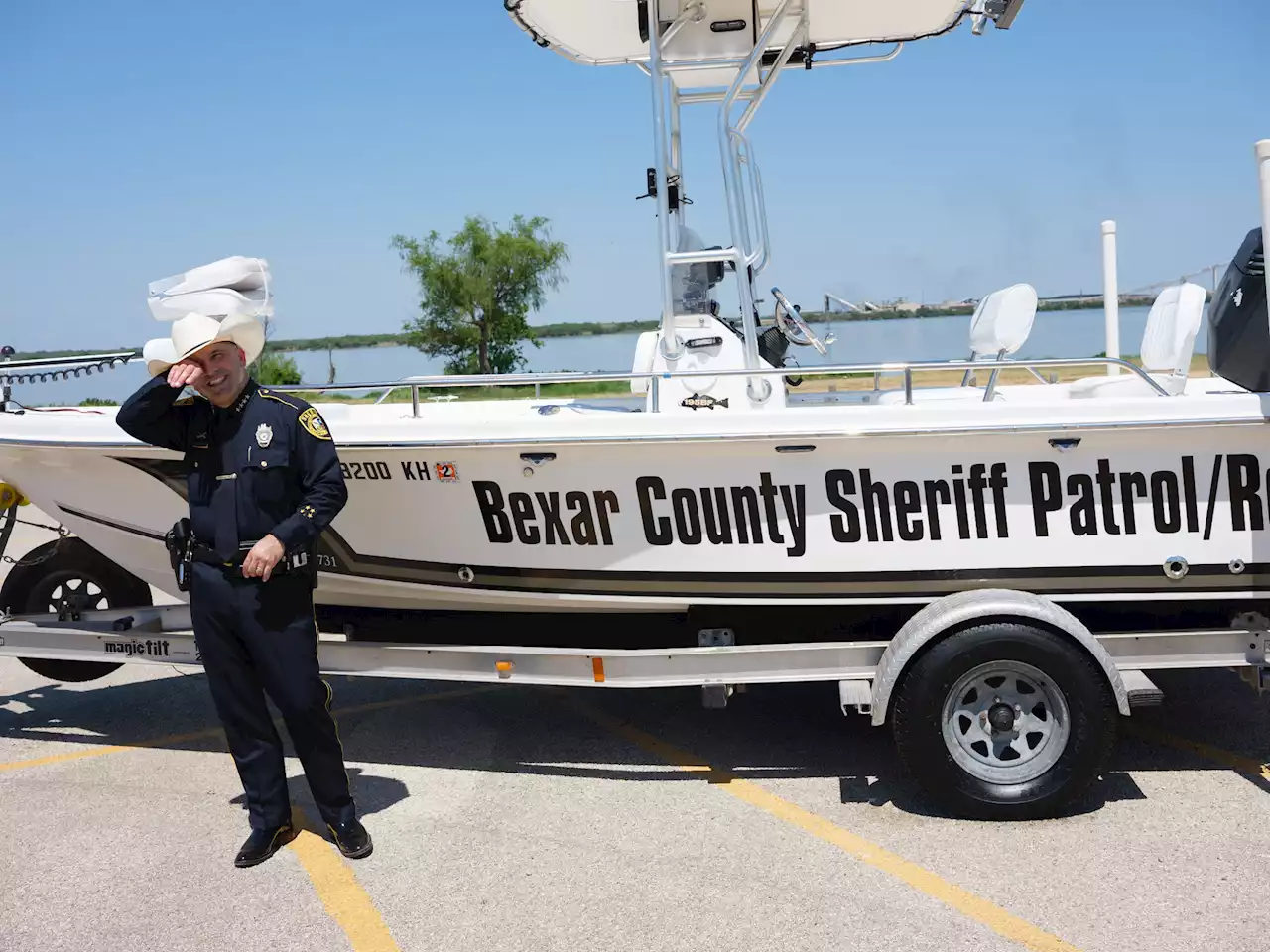 Bexar County Sheriff celebrates department's first and only boat