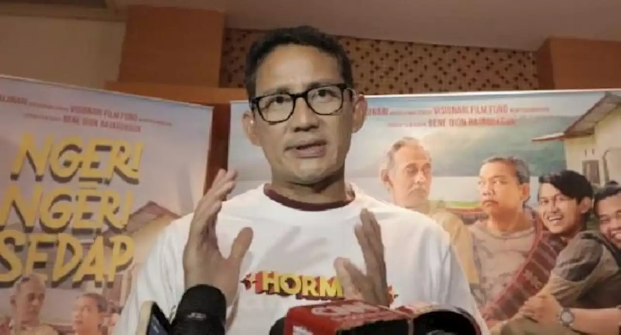 Ikuti Sprint Oceanman Jarak 2 Kilometer, Sandiaga Ingin Memotivasi Para Peserta