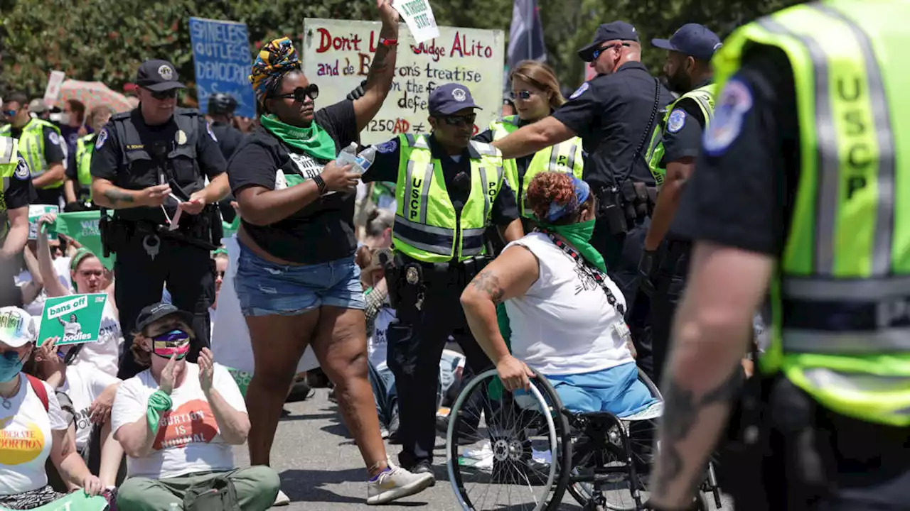 Capitol Police Arrest 181 Protesters Waging Sit-In for Abortion Rights in DC