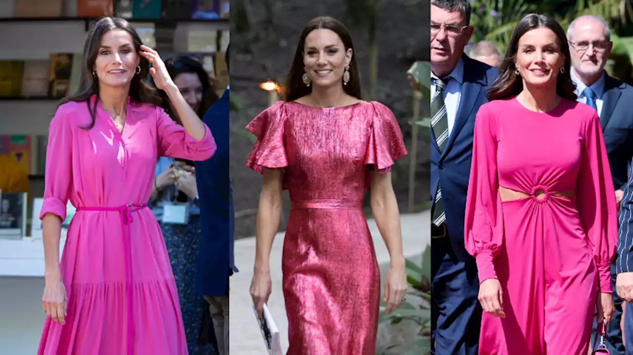 De Kate Middleton a la Reina Letizia, así llevan el rosa Barbie en la realeza