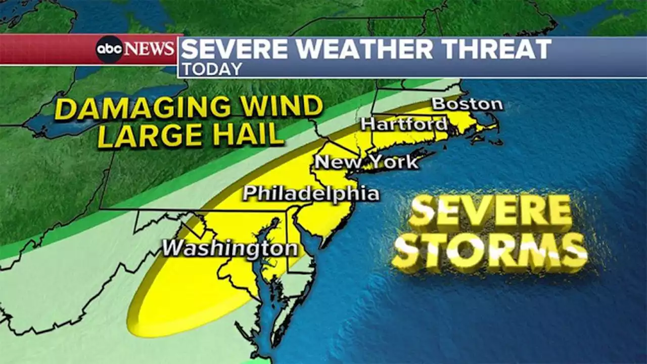 Severe weather hits East Coast this holiday weekend