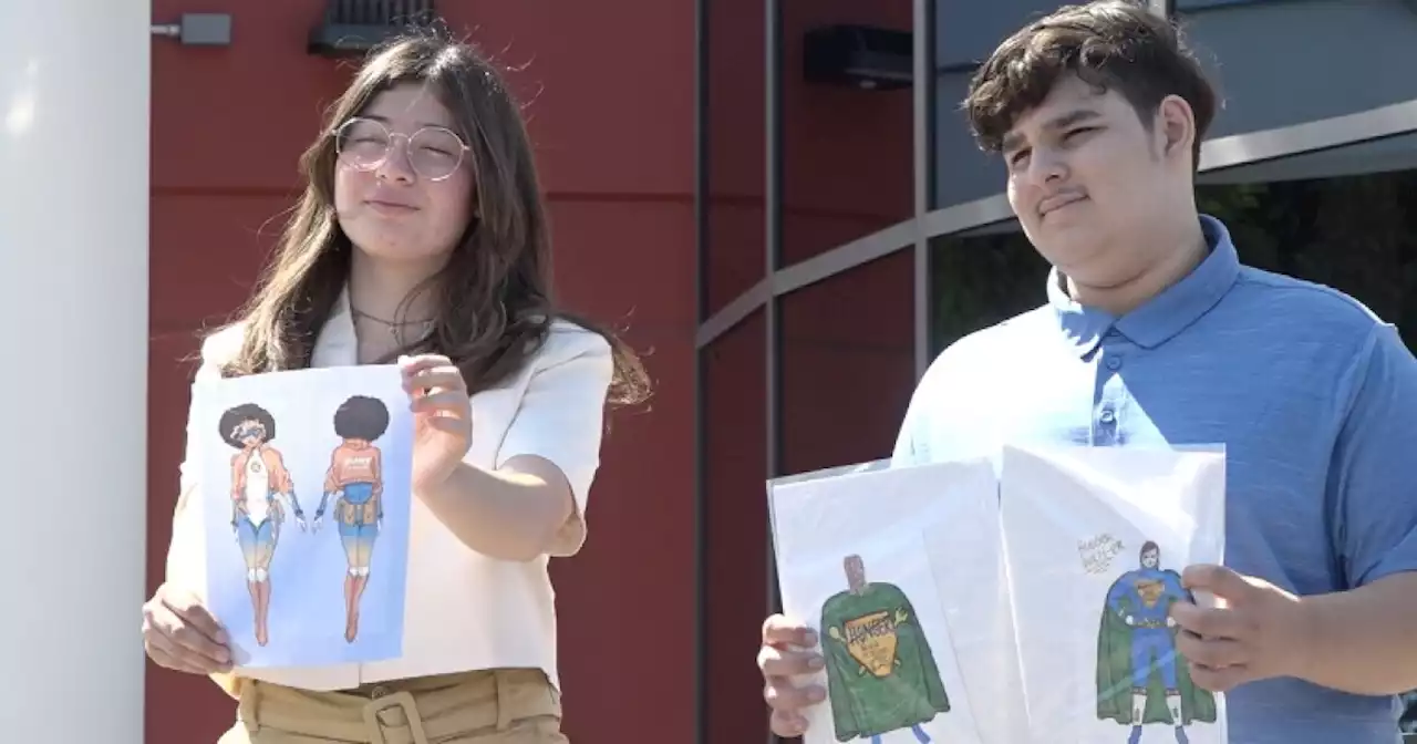 SD teens design hunger-fighting superheroes for Comic-Con