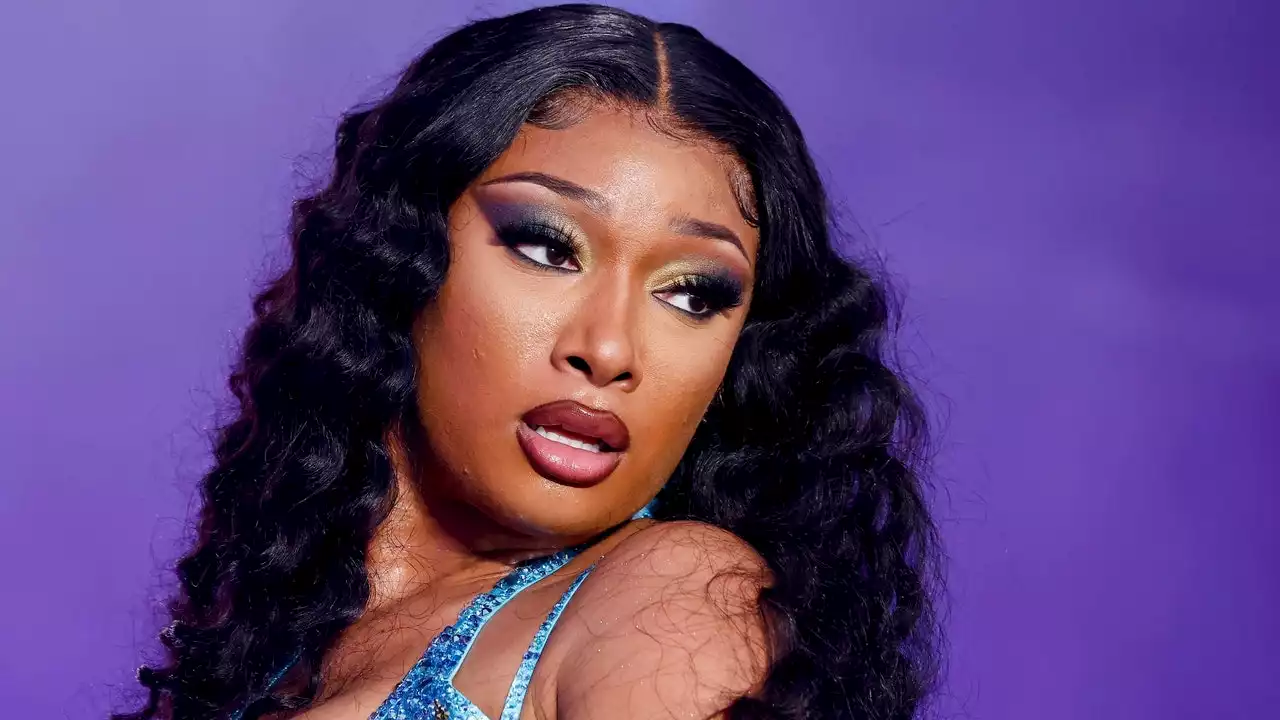 I Don't Even Know Where to Start With Megan Thee Stallion's Airbrush Butterfly Manicure