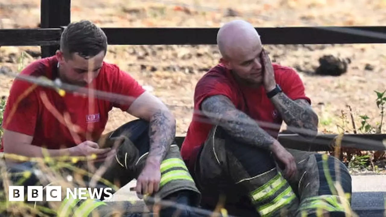 Heatwave: London firefighters felt like they were in 'warzone'