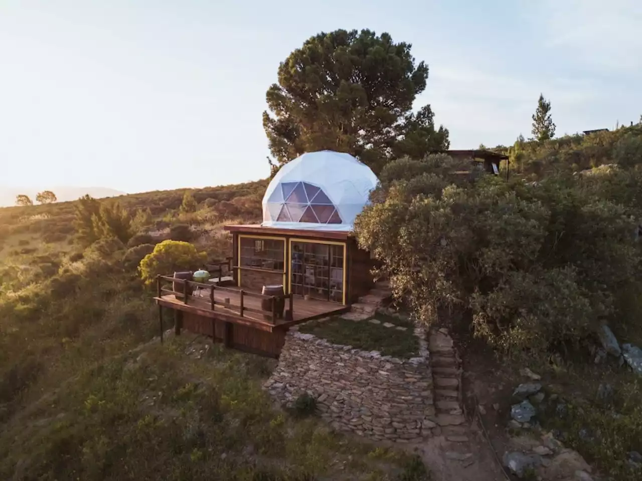 WATCH: An epic escape to La Bruyere Farm's Moonrise Dome