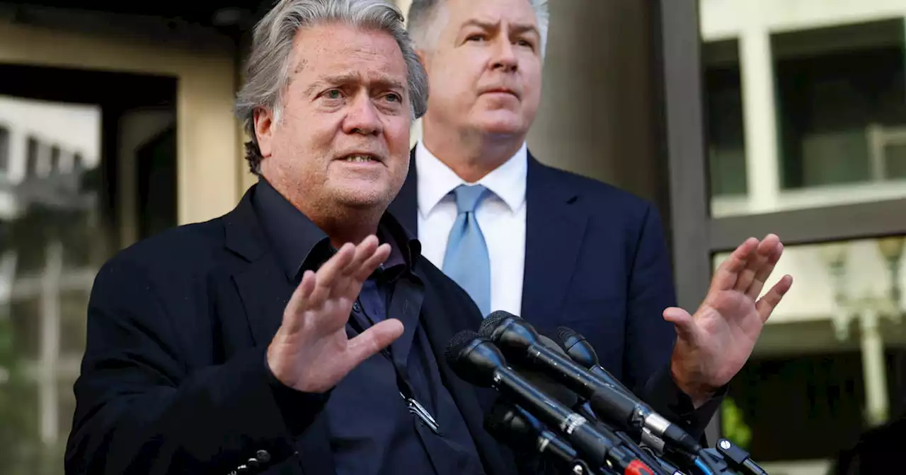 Prosecutors allege Bannon thought he was 'above the law' when he refused to comply with Jan. 6 committee subpoena