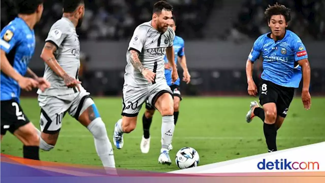 Laga Pramusim: PSG Tekuk Kawasaki Frontale 2-1, Messi Cetak Gol