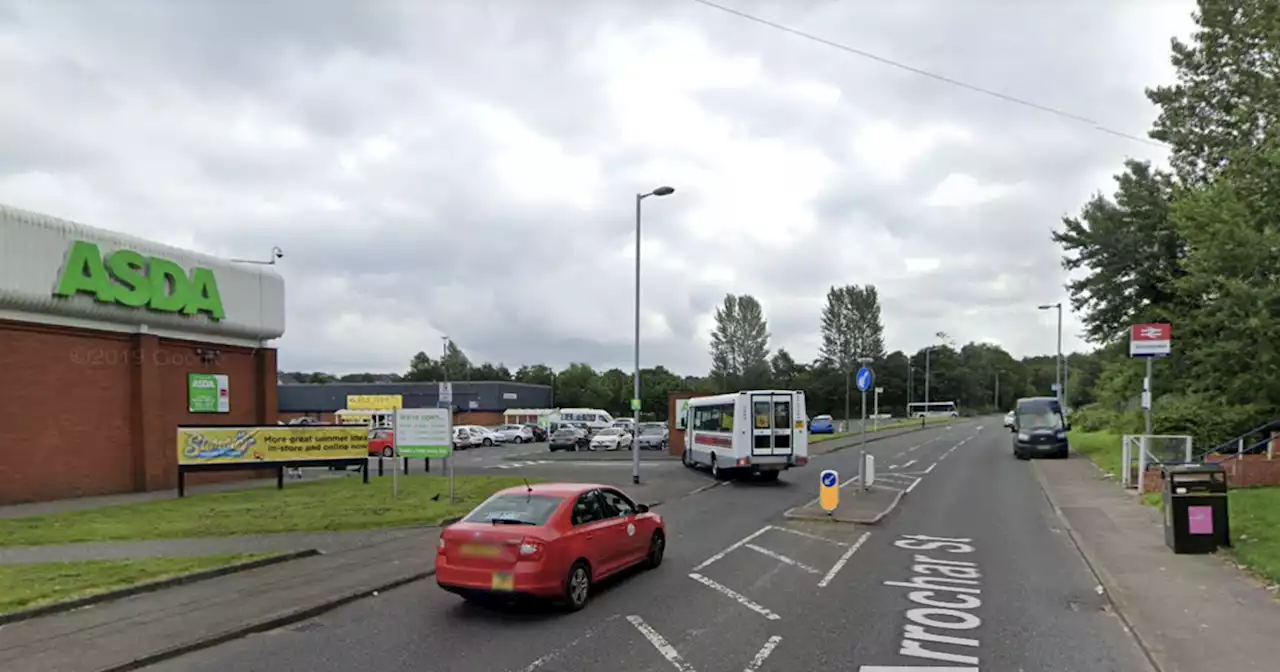 Child hospitalised after two-car crash near Glasgow Asda