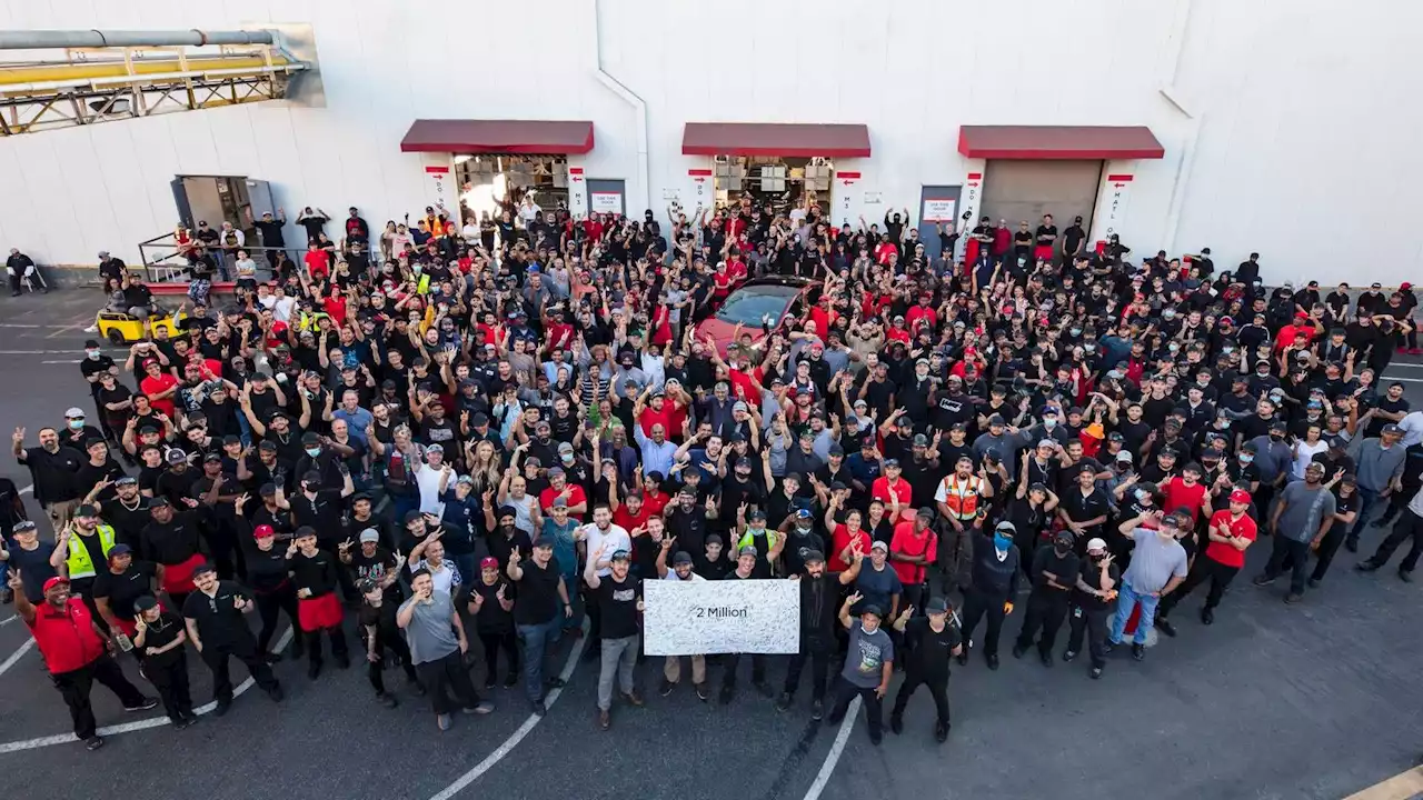 Tesla Celebrates 2 Millionth Car Produced At The Fremont Factory