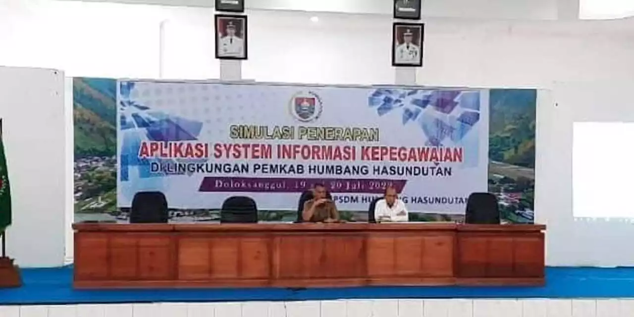 Pemkab Humbahas Simulasi Penerapan Aplikasi SIMPEG