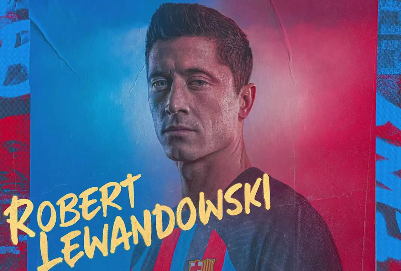 OFFICIAL: FC Barcelona unveil Robert Lewandowski