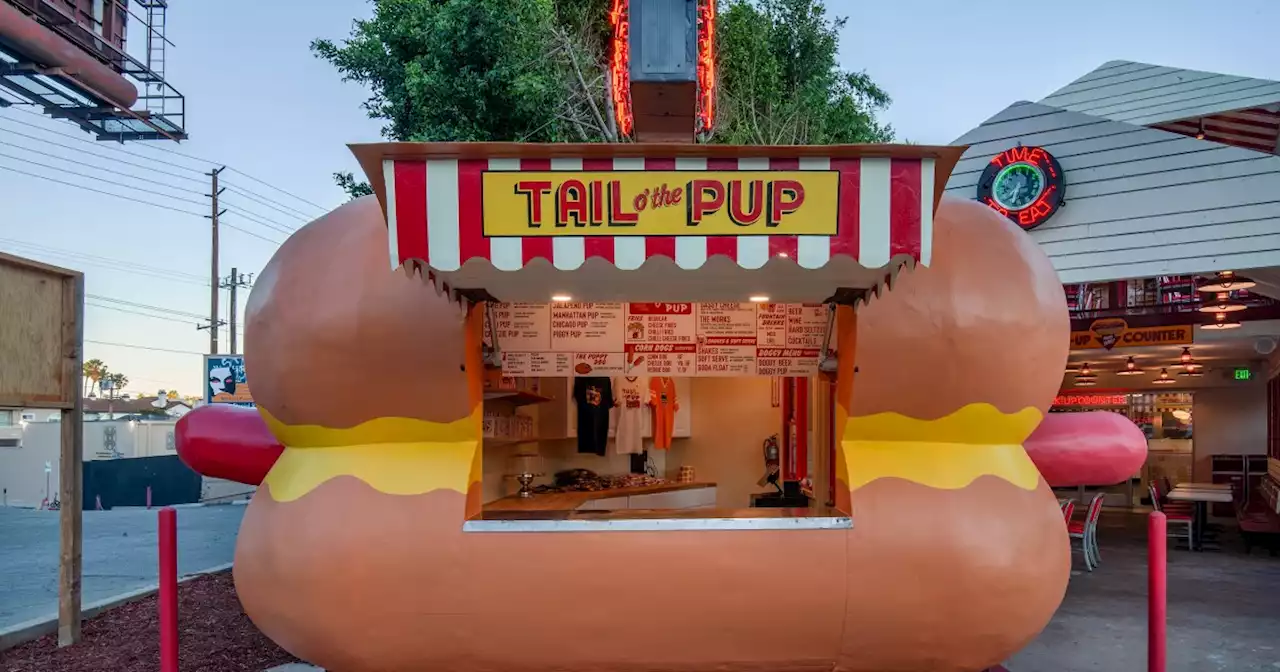 Iconic hot dog-shaped stand Tail o' the Pup makes a comeback