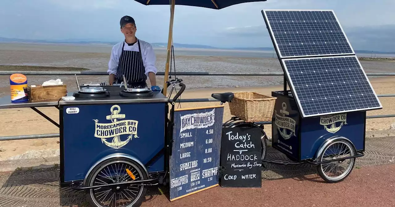 We tried the chowder cart serving seafront delights and it's life changing