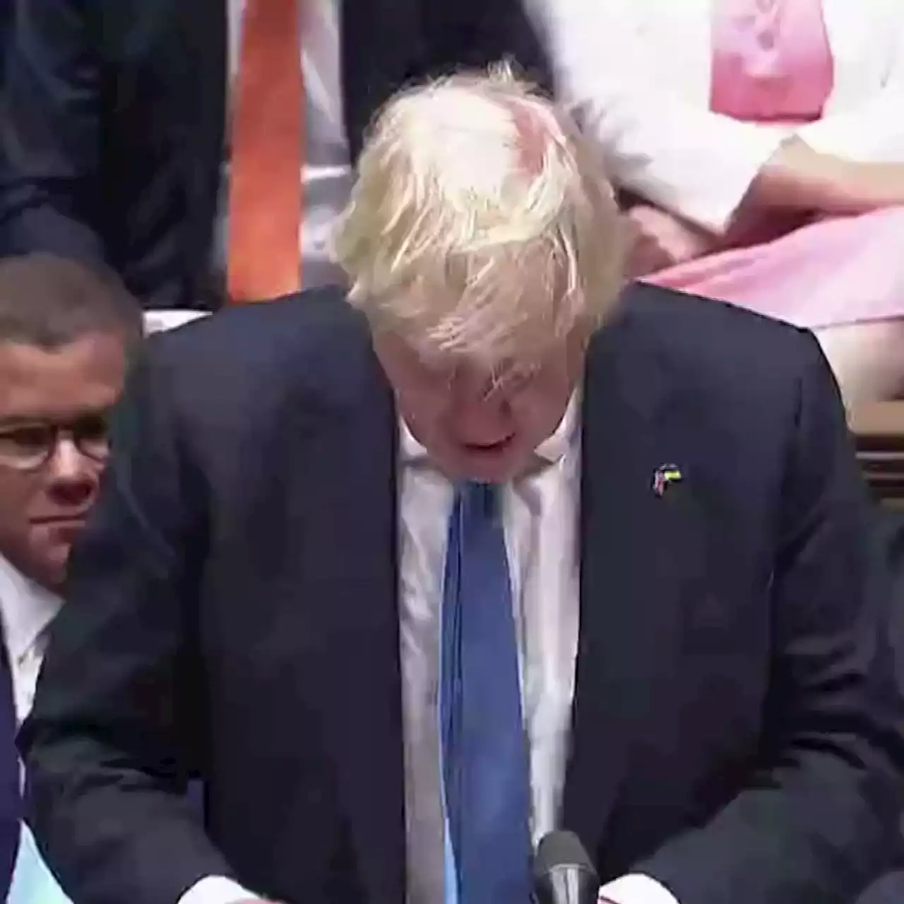 'Hasta la vista baby': Boris Johnson gets standing ovation at final PMQs