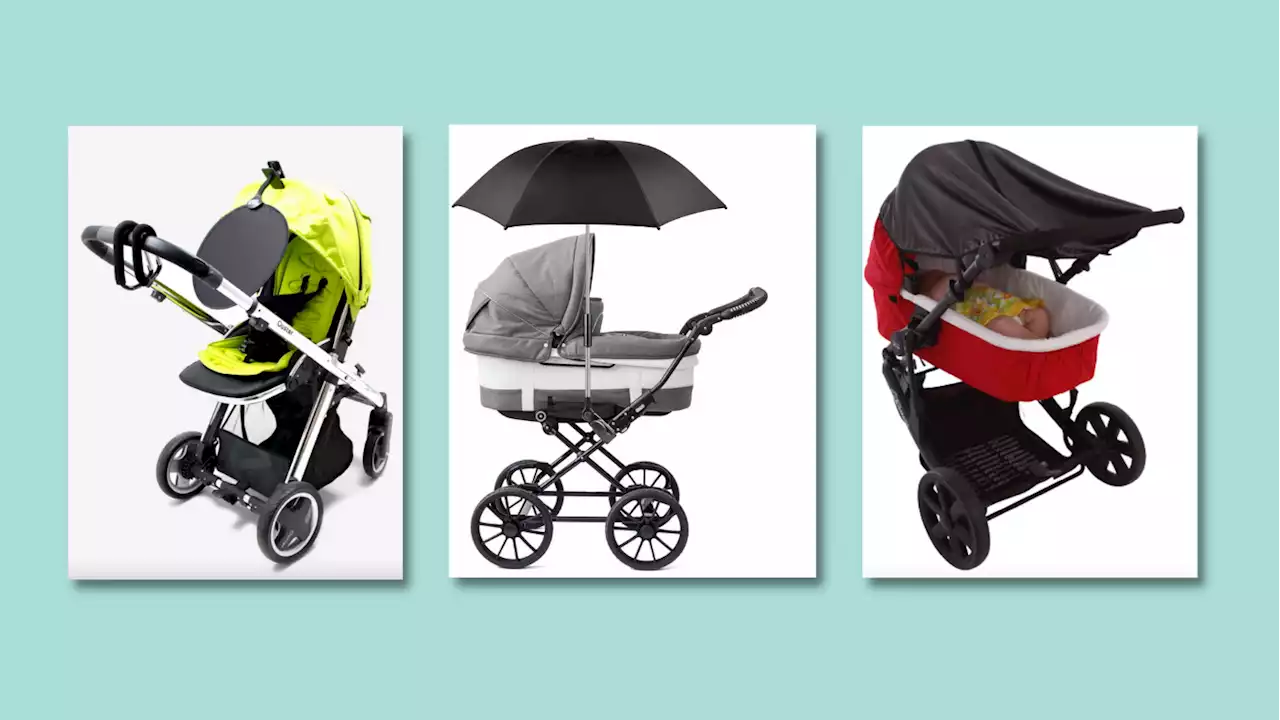 Baby pram sunshades and covers