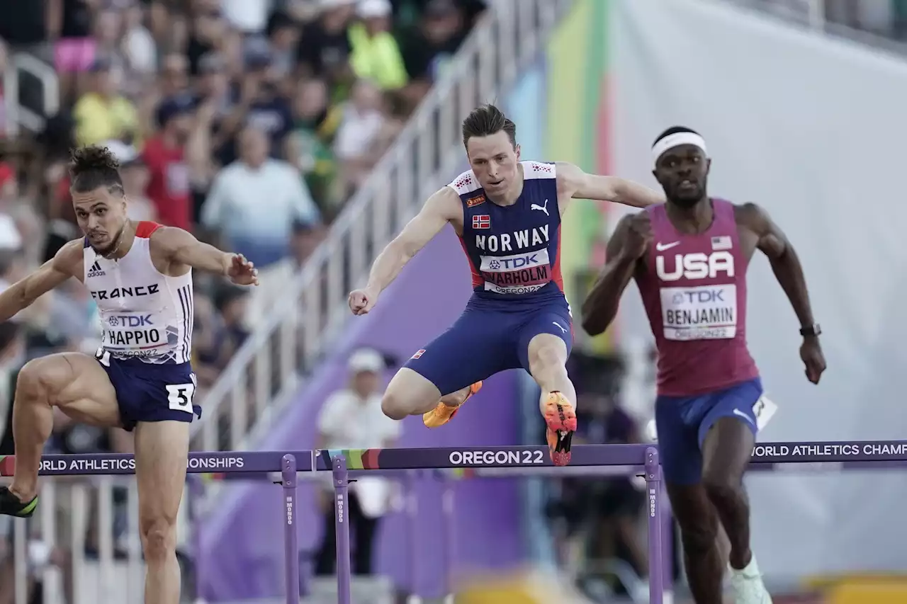 Warholm knust i VM-finalen på 400 meter hekk