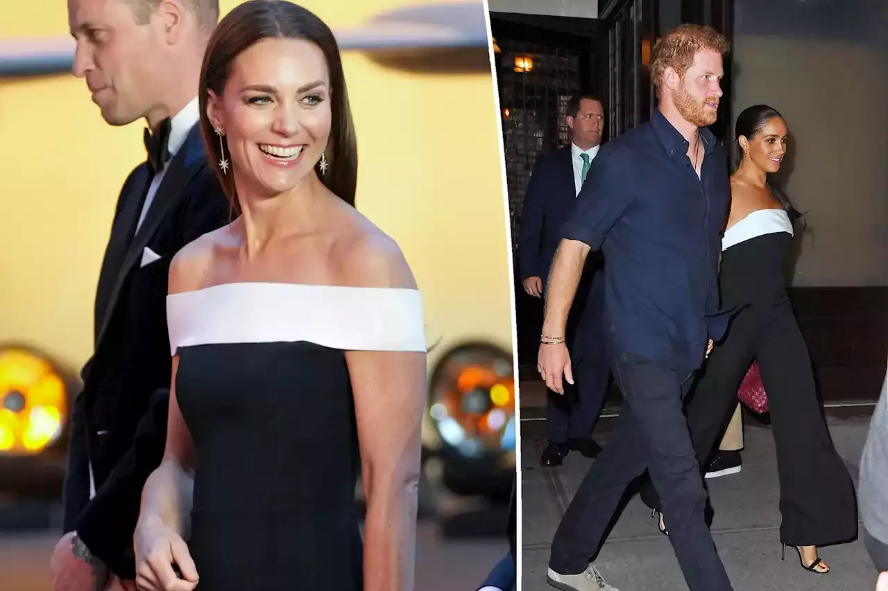 Meghan wears Gabriela Hearst jumpsuit for dinner in NYC