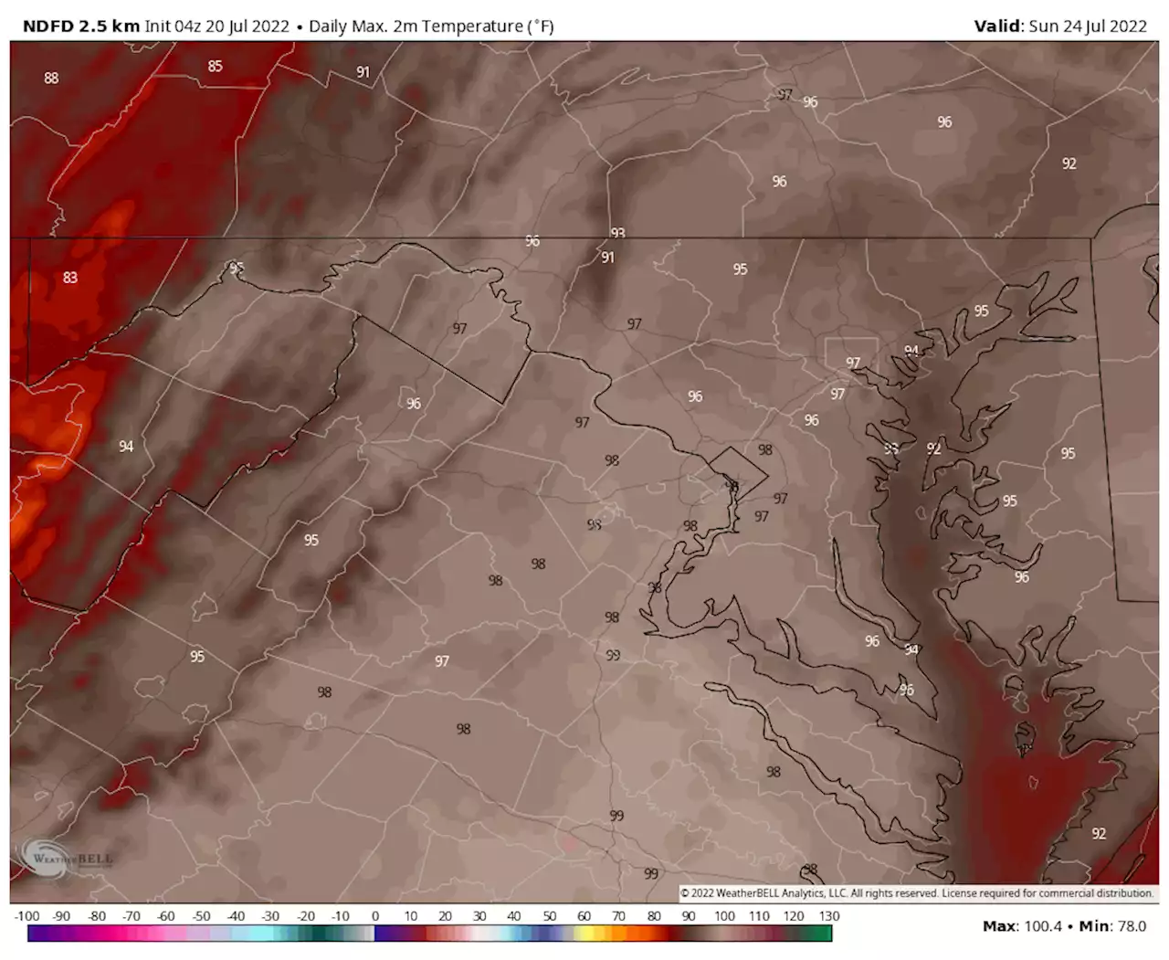 D.C.-area forecast: Lots of heat, humidity and sunshine ahead