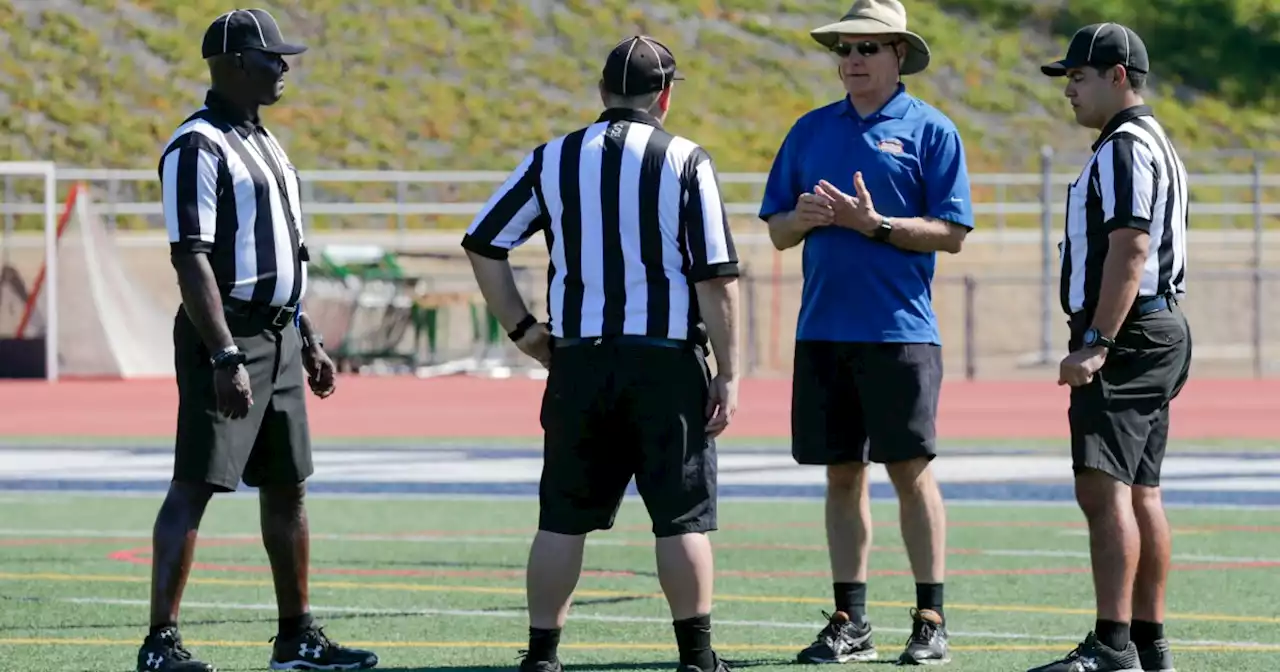 High school sports trying to cope with shortage of officials