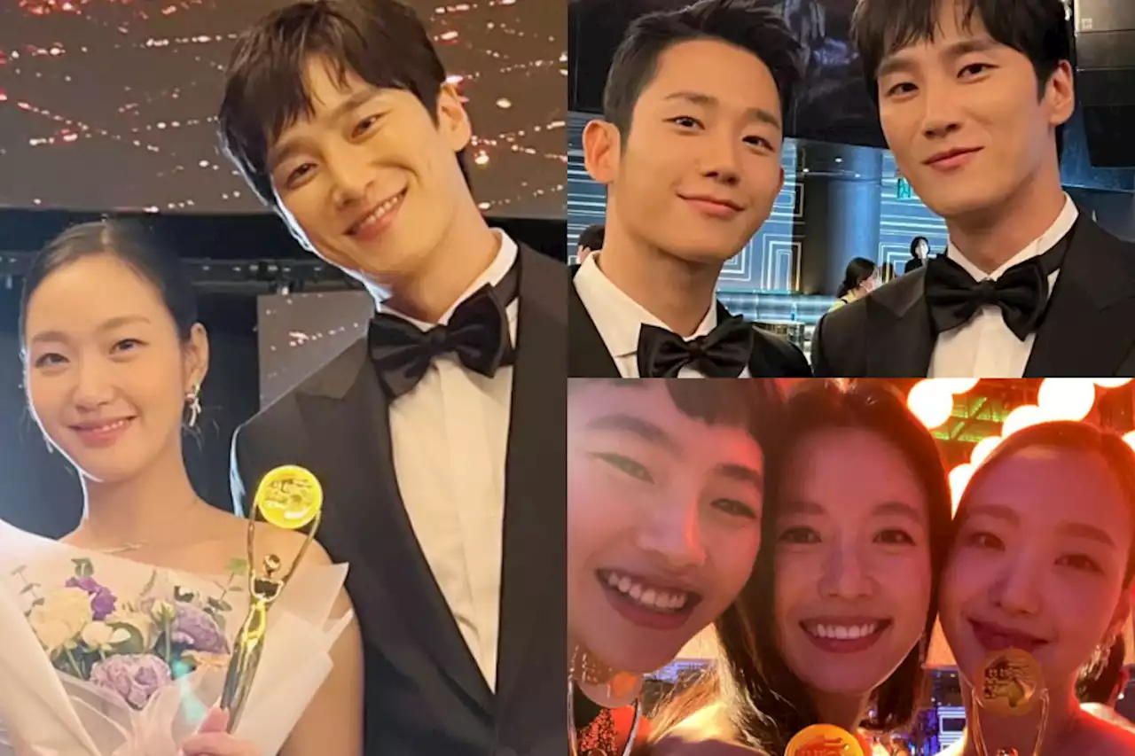 Jung Hae In, Kim Go Eun, Ahn Bo Hyun, And More Show Love For Each Other At 1st Blue Dragon Series Awards