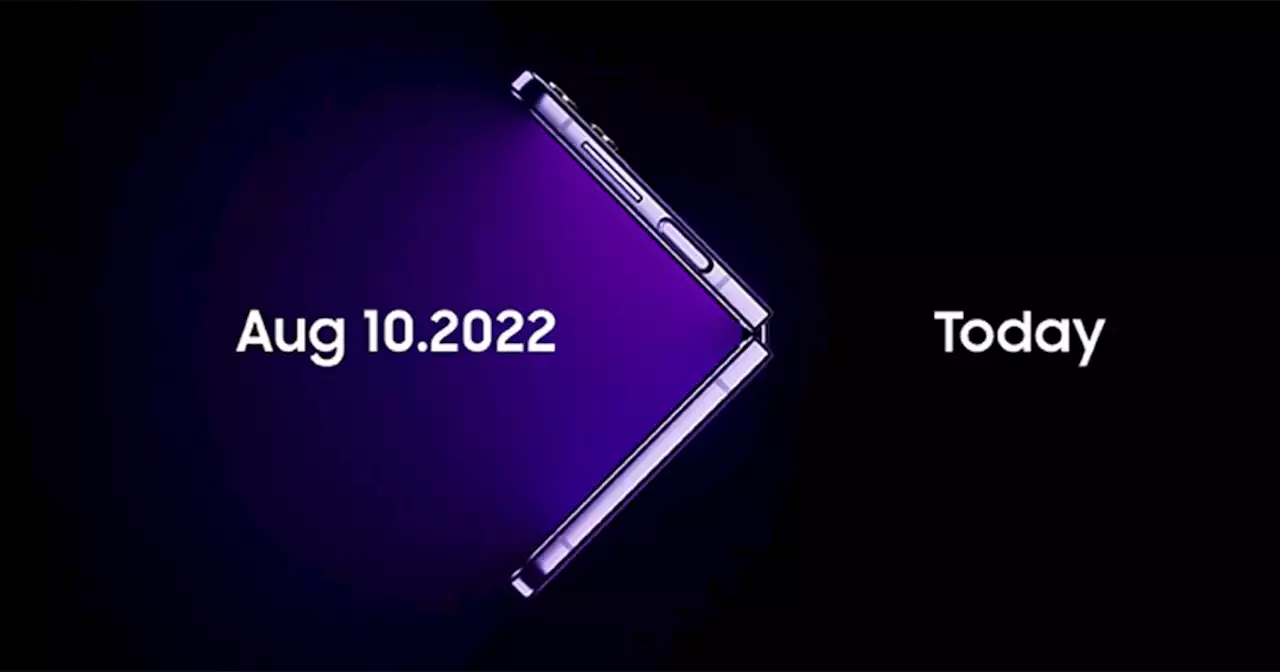 Samsung Galaxy Unpacked จัดงาน 10 ส.ค.นี้ เปิดตัว Galaxy Fold4 และ Galaxy Flip4