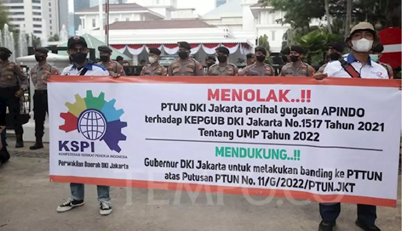 UMP DKI Rp 4,6 Juta Dibatalkan, Pemprov Masih Kaji Putusan PTUN