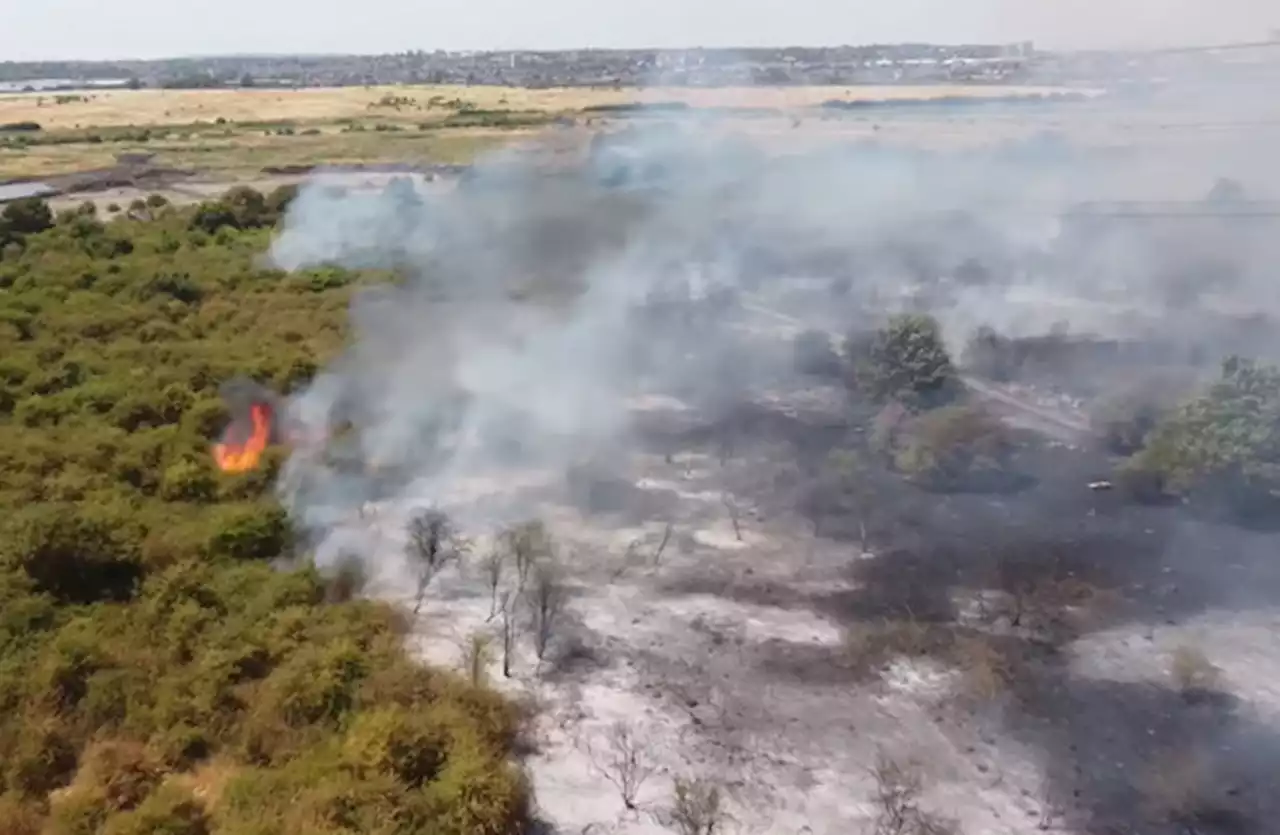 Fires still burning across UK after temperature hit 40 degrees for first time