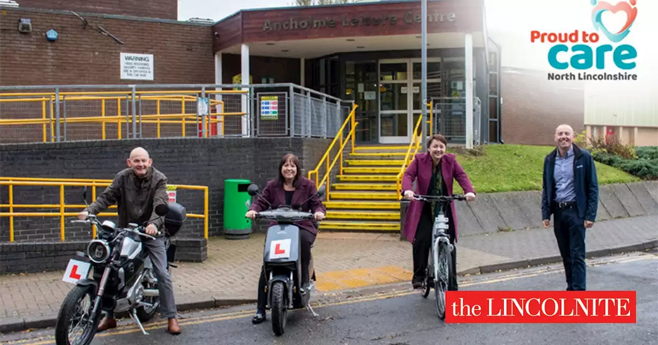 Green electric mopeds to help care workers across North Lincolnshire