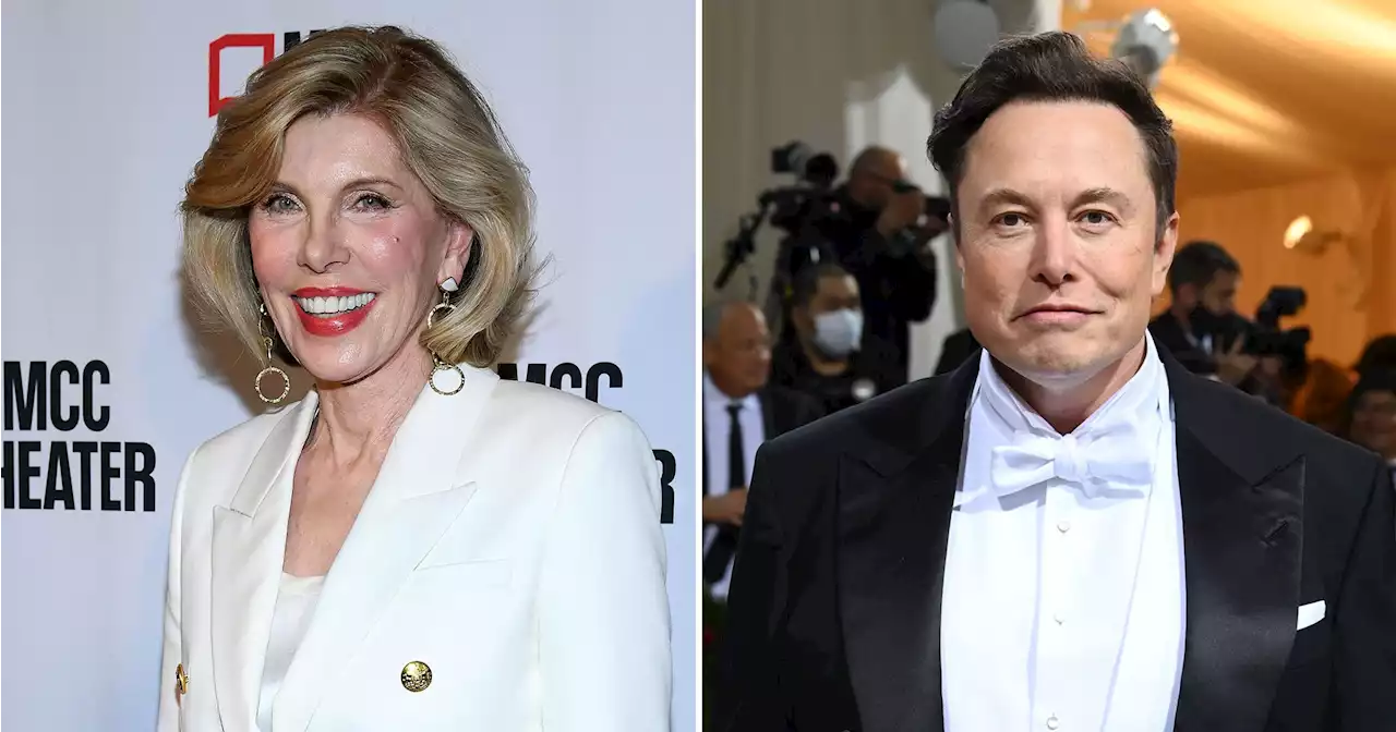 Christine Baranski Addresses Viral Photo of Her Glaring at Elon Musk