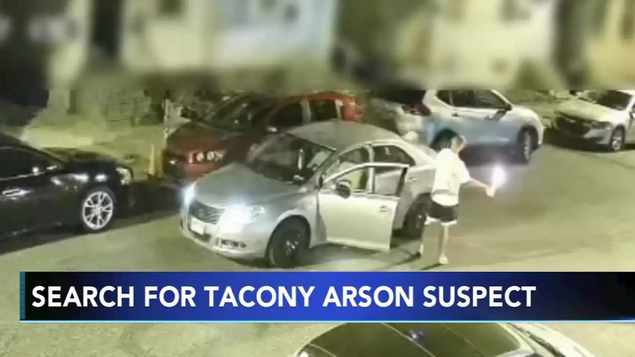 Caught on Camera: Arson suspect throws incendiary device at Tacony home